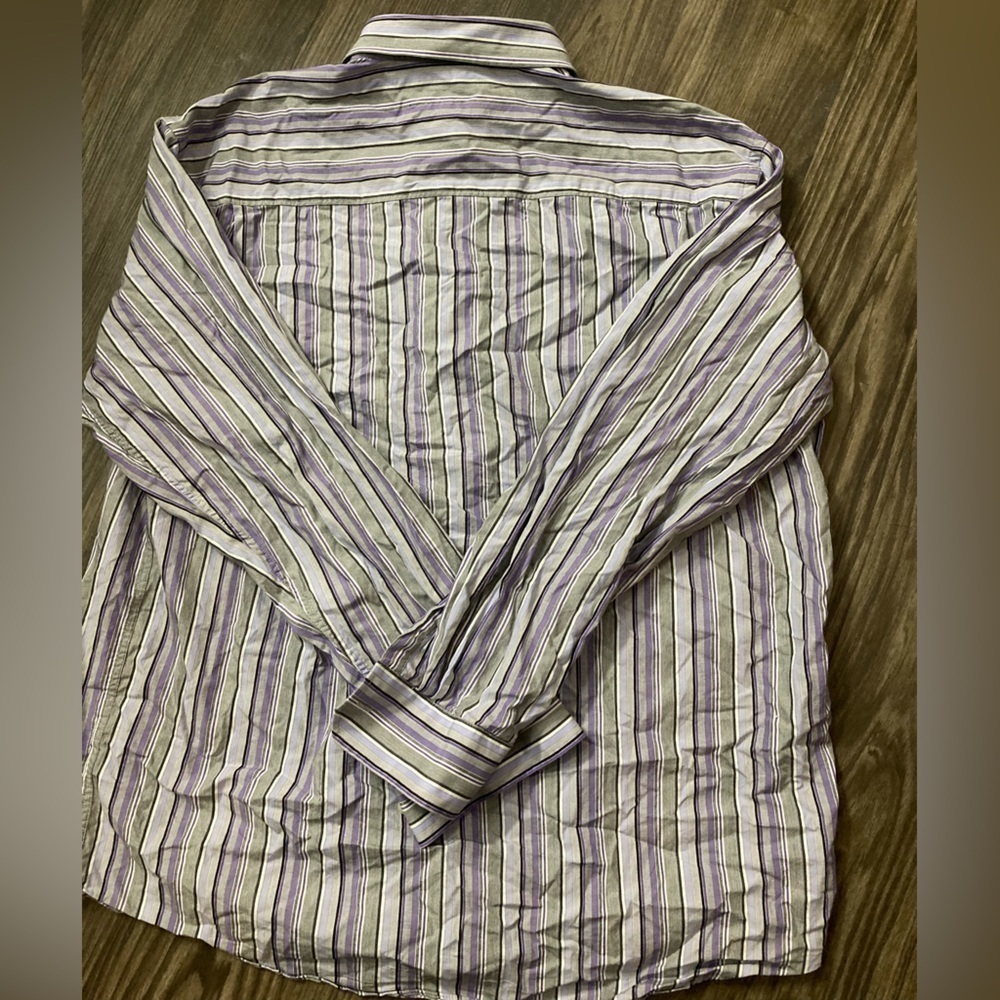 Alan Flusser XL Button Down Shirt - Picture 3 of 3